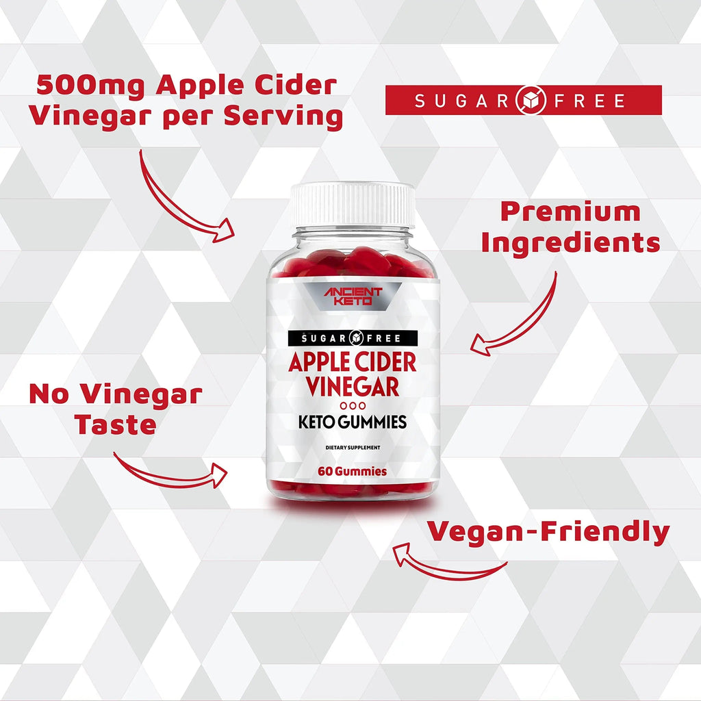 Ancient Keto Sugar Free Keto ACV Gummies, Apple Cider Vinegar Gummy Ancient Keto Au supplements