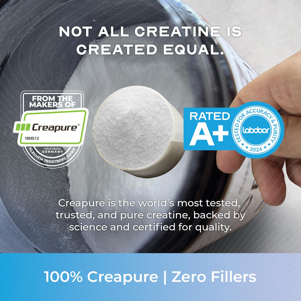 Muscle Feast Creapure Creatine Monohydrate Powder, Vegan Keto Friendly Gluten-Free, Mass Gainer, Muscle Recovery Supplement and Trusted Creatine for Muscle Growth