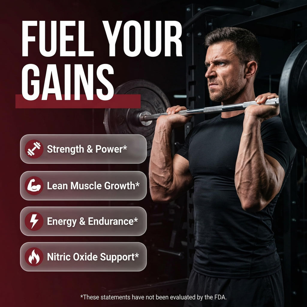 Clean Nutra Creatine Powder for Men + HMB BCAA L Arginine L Citrulline Tongkat Ali Saw Palmetto Ashwagandha Collagen Flax Seed Turmeric Preworkout Stevia