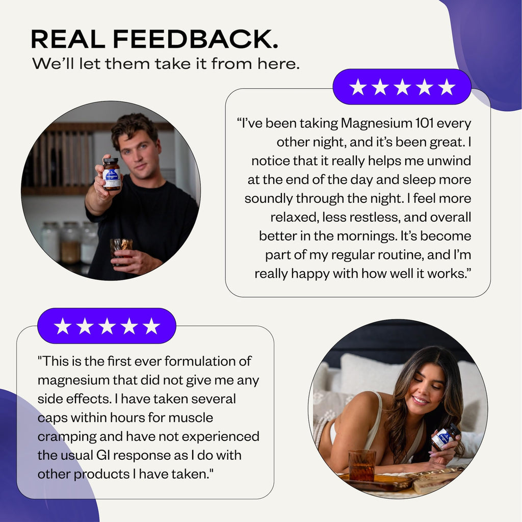 Suppgrade Labs Magnesium 101 by Dave Asprey | Daily Support for Sleep, Metabolism, Relaxation, & Heart Health | 300 mg Chelated Magnesium Bisglycinate | High Absorption Magnesium | 30 Day Supply Suppgrade Labs Au supplements