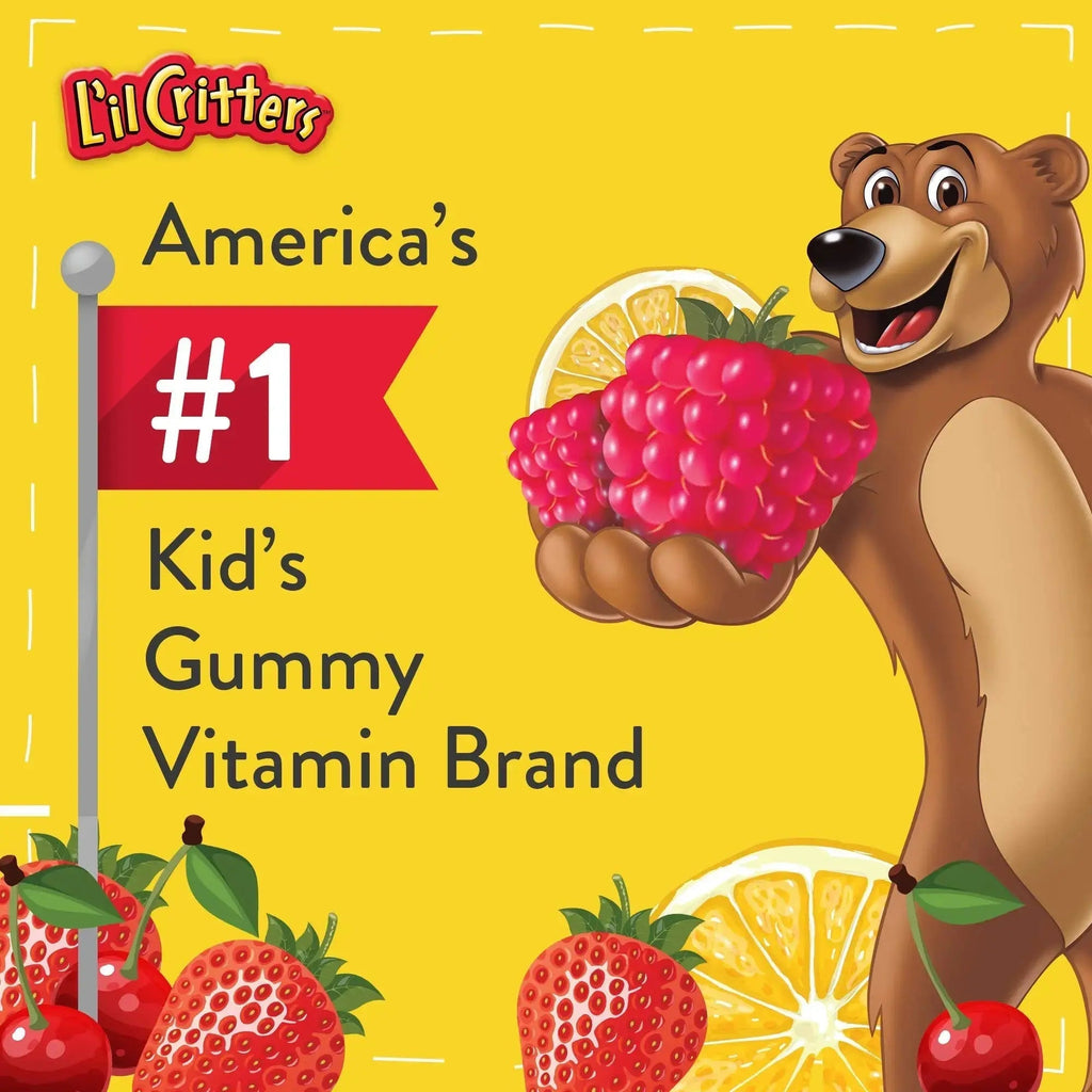L'il Critters Paw Patrol Gummy Vites Daily Gummy Multivitamin for Kids, 60 Gummies and Pampers Baby Clean Wipes, 1 Flip-Top Pack (72 Wipes) Lil Critters Au supplements