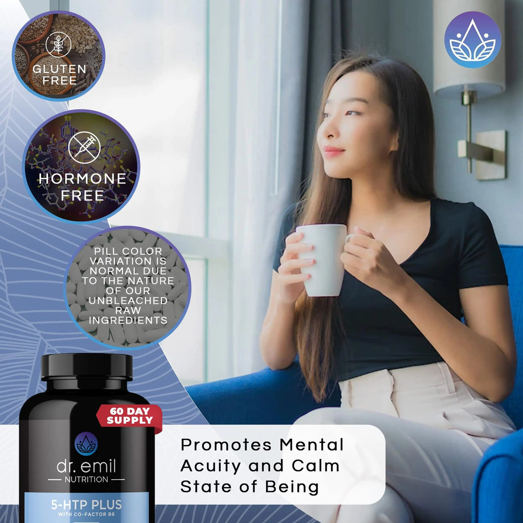 DR EMIL NUTRITION 200 MG 5-HTP Plus with SAM-e for Mood, Stress, and Sleep DR EMIL NUTRITION Au supplements