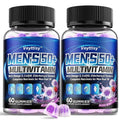 Sugar Free Multivitamin Gummies for Men 50 Plus - Methylated Multivitamin with Omega-3, CoQ10, Elderberry & Turmeric Veyttisy Au supplements