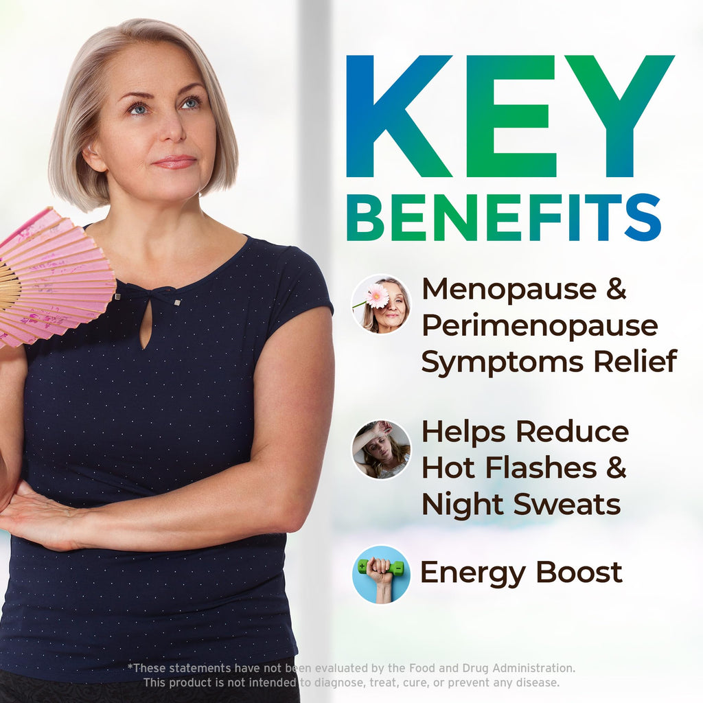 UltaLife Her Harmony Menopause Supplements for Women - Hot Flashes Menopause Relief & Hormone Balance for Women - Contains Black Cohosh, Dong Quai, Red Clover & More - Estrogen Free - 120 Capsules ULTALIFE Au supplements