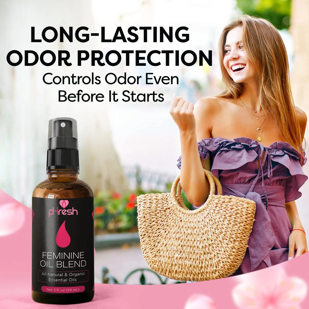 pHresh Feminine Spray - 100% All Natural Yoni Oil for Women - with Tea Tree, Lemongrass, Orange Essential Oils ACE NUTRITION Au supplements