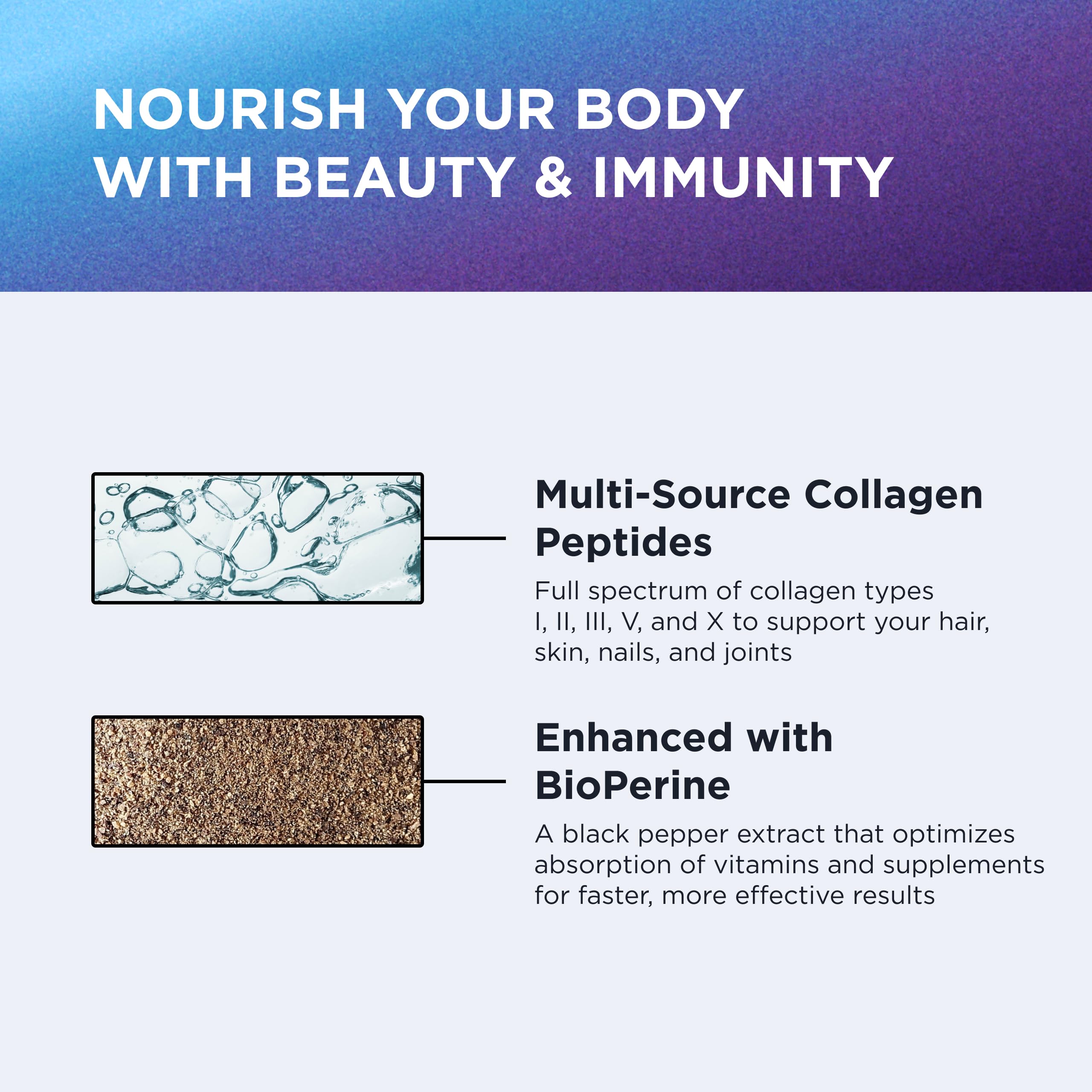 DR. EMIL NUTRITION Women's Multi Collagen Pills | Collagen Supplements | Support Hair, Skin, Nails & Joints | Hydrolyzed Collagen Supplements