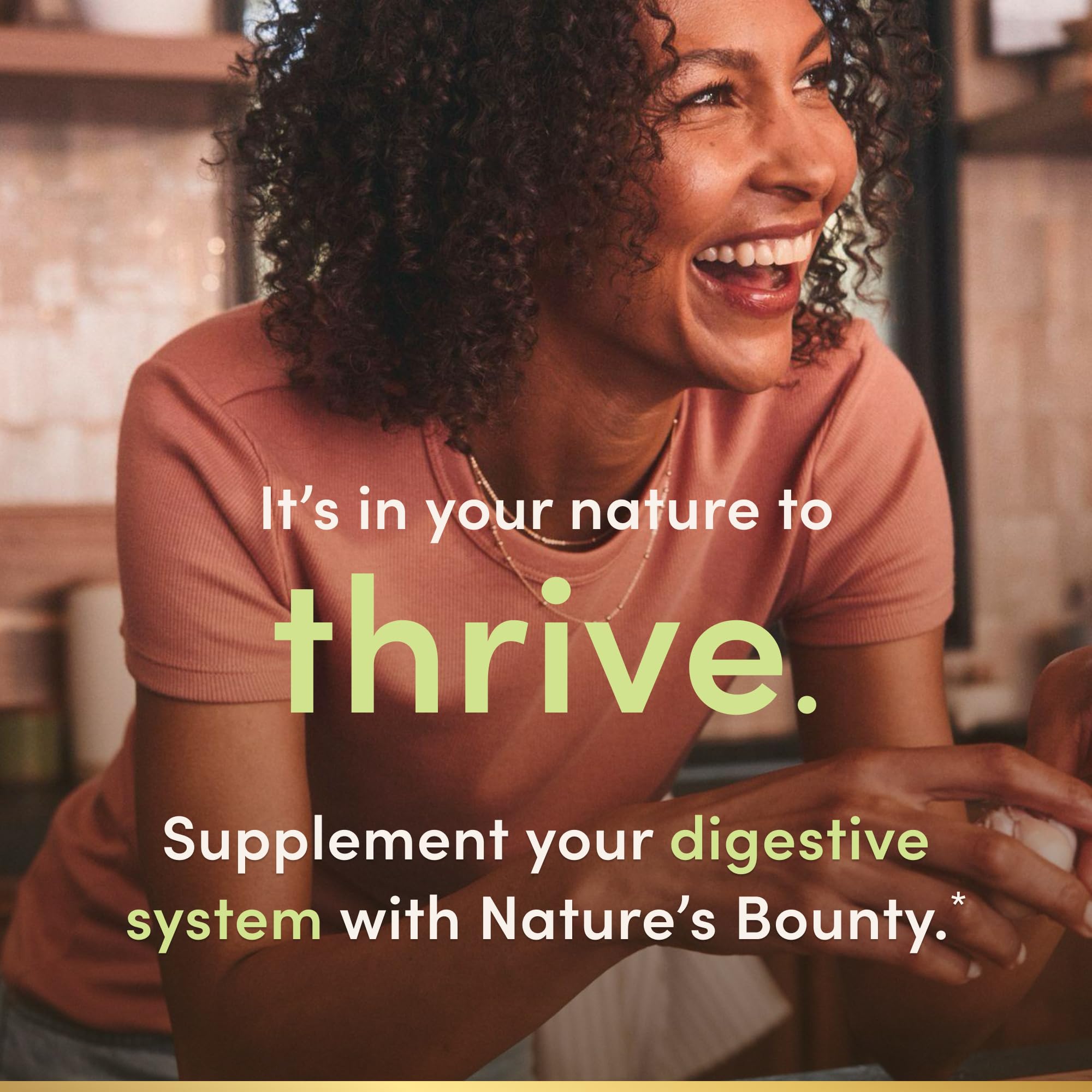 Nature's Bounty Lactobacillus Acidophilus Probiotic Supplement - Daily Probiotic for Women/Men Digestive Health, 100 Million Organisms, Vegetarian, 1 Serving per Day, 120 Tablets Nature's Bounty Au supplements