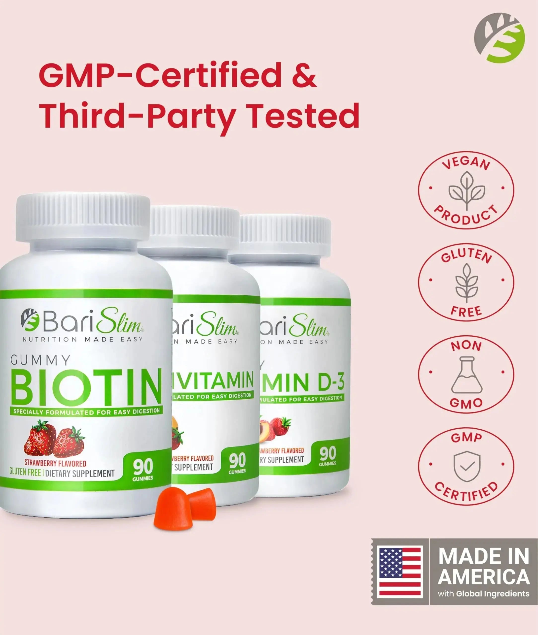 BariSlim Bariatric Multivitamin Gummies - Specially Formulated Gummy Vitamin for Patients After Weight Loss Surgery BariSlim Au supplements