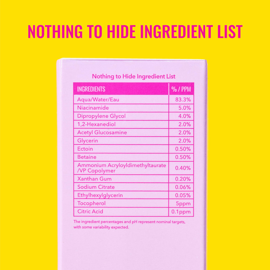 Good Molecules 5% Niacinamide Serum with Ectoin - Ultra Hydrating Serum to Target Enlarged Pores and Blemishes