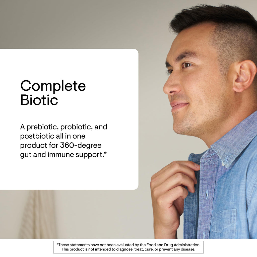 THORNE - Complete Biotic - Probiotic, Prebiotic & Postbiotic for Women, Men & Kids - Supports Gut, Digestive & Immune Health* - Occasional Constipation, Diarrhea, Gas & Bloating Relief* - 30 Servings THORNE Au supplements