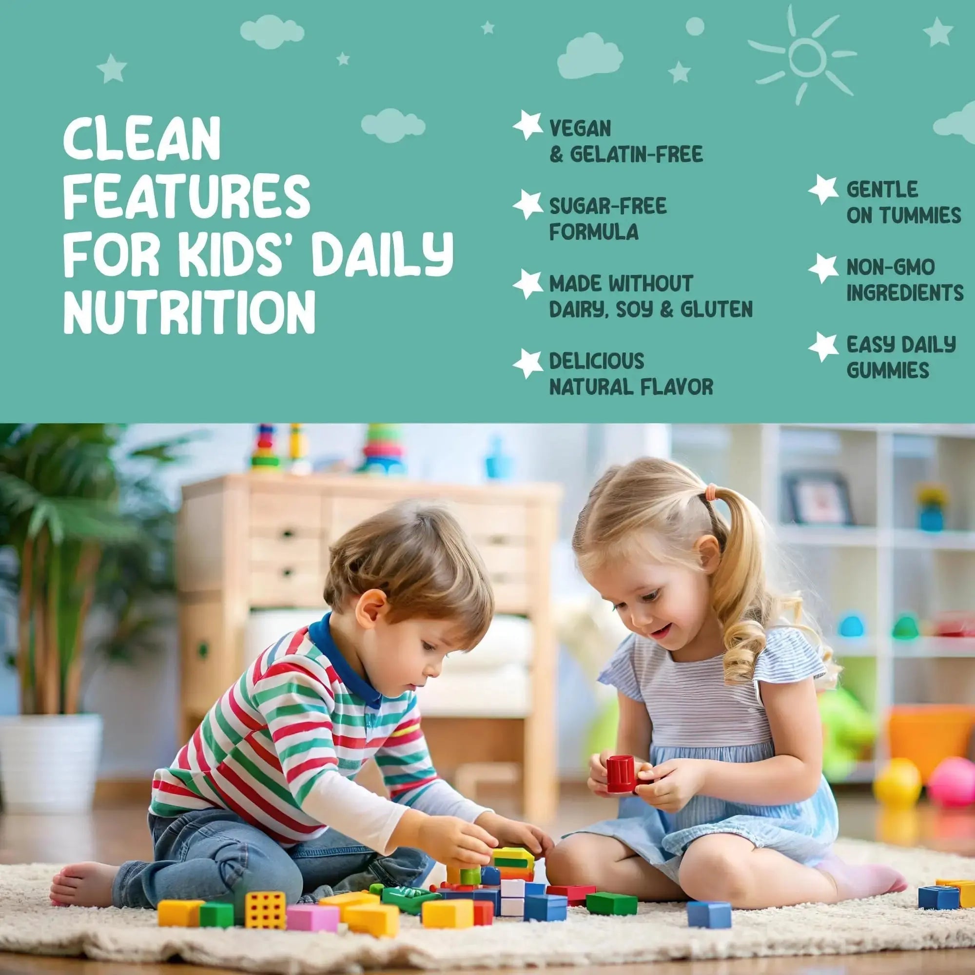 Zoyki Methylated Multivitamin Gummies for Kids - Children’s MTHFR Support Supplement with B Complex 5-MTHF Folate (L-Methylfolate) Zoyki Au supplements
