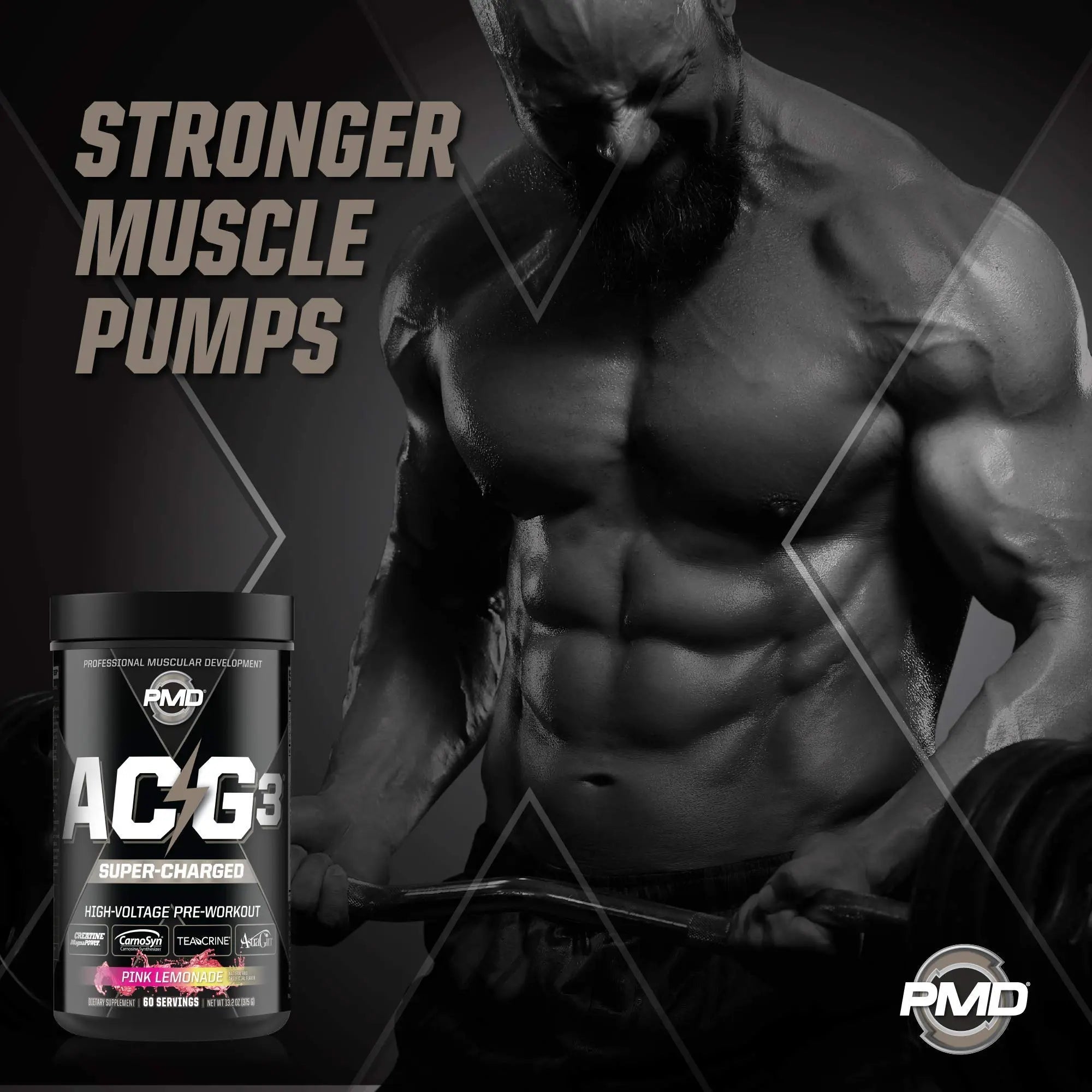 PMD Sports ACG3 Supercharged - Pre Workout - Powerful Strength, High Energy, Maximize PMD Au supplements