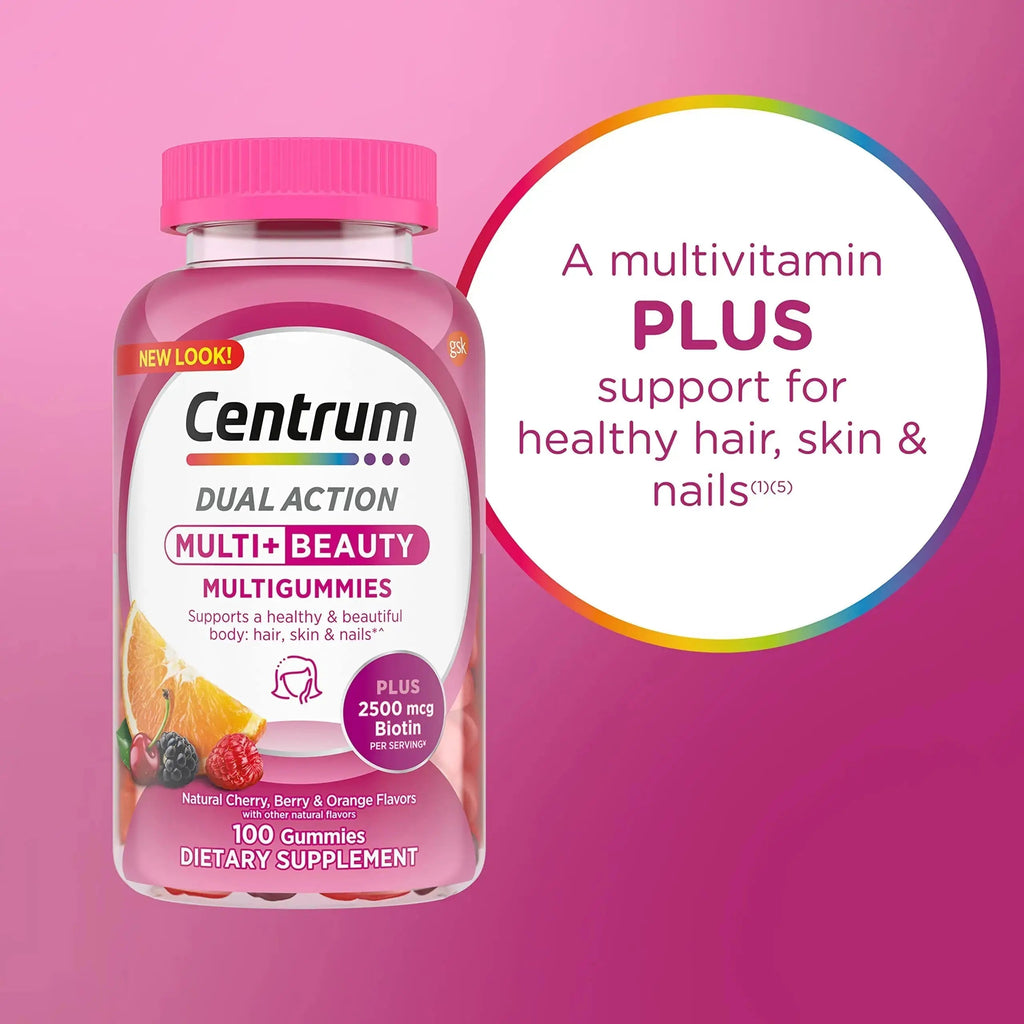 Centrum Multivitamin Gummy, 100 Count (Pack of 1) Centrum Au supplements