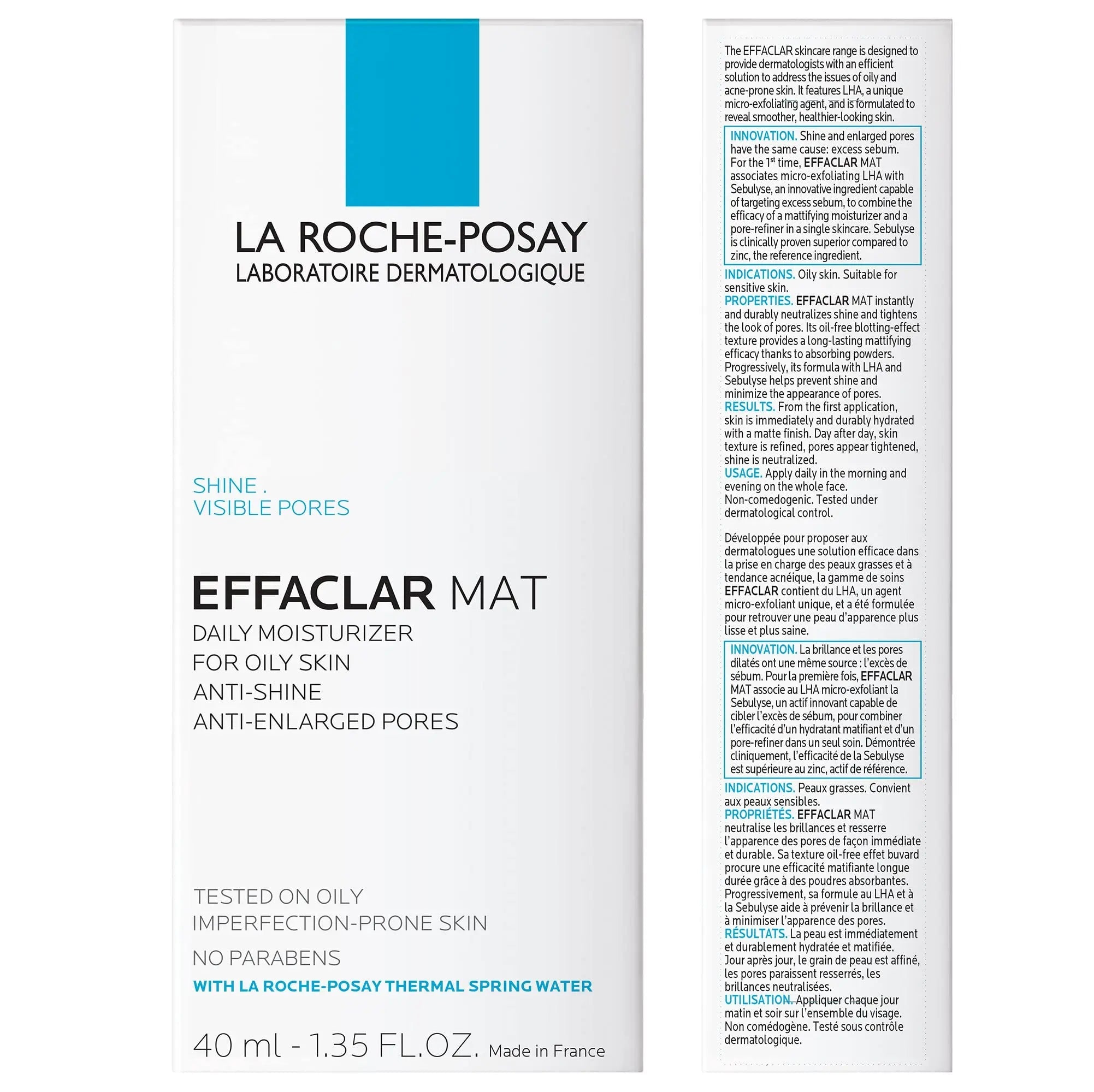 La Roche-Posay Mat Oil-Free Mattifying Moisturizer La Roche-Posay Au supplements