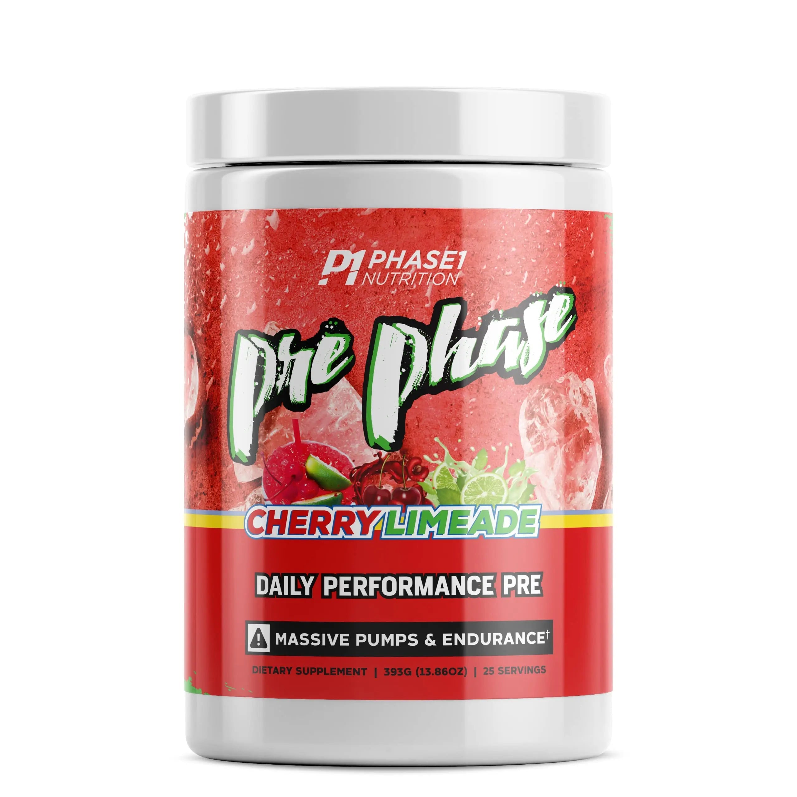 Pre Phase Daily Driver Preworkout - Phase 1 Nutrition (Cherry Limeade, 25 Servings) Phase One Nutrition Au supplements
