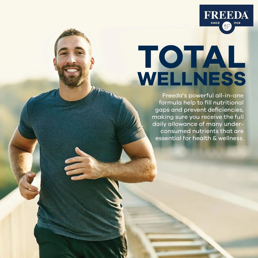 FREEDA Ultra Multivitamin Capsules – High-Potency Daily Supplement for Men & Women – Iron-Free – 120 Count – Kosher Certified FREEDA Au supplements
