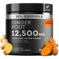 Toniiq Ginger Root Capsules – Ultra High Potency 25:1 Extract with 20% Gingerols – with Curcumin & Black Pepper for Synergy – Lab Tested – 60 Capsules Toniiq Au supplements