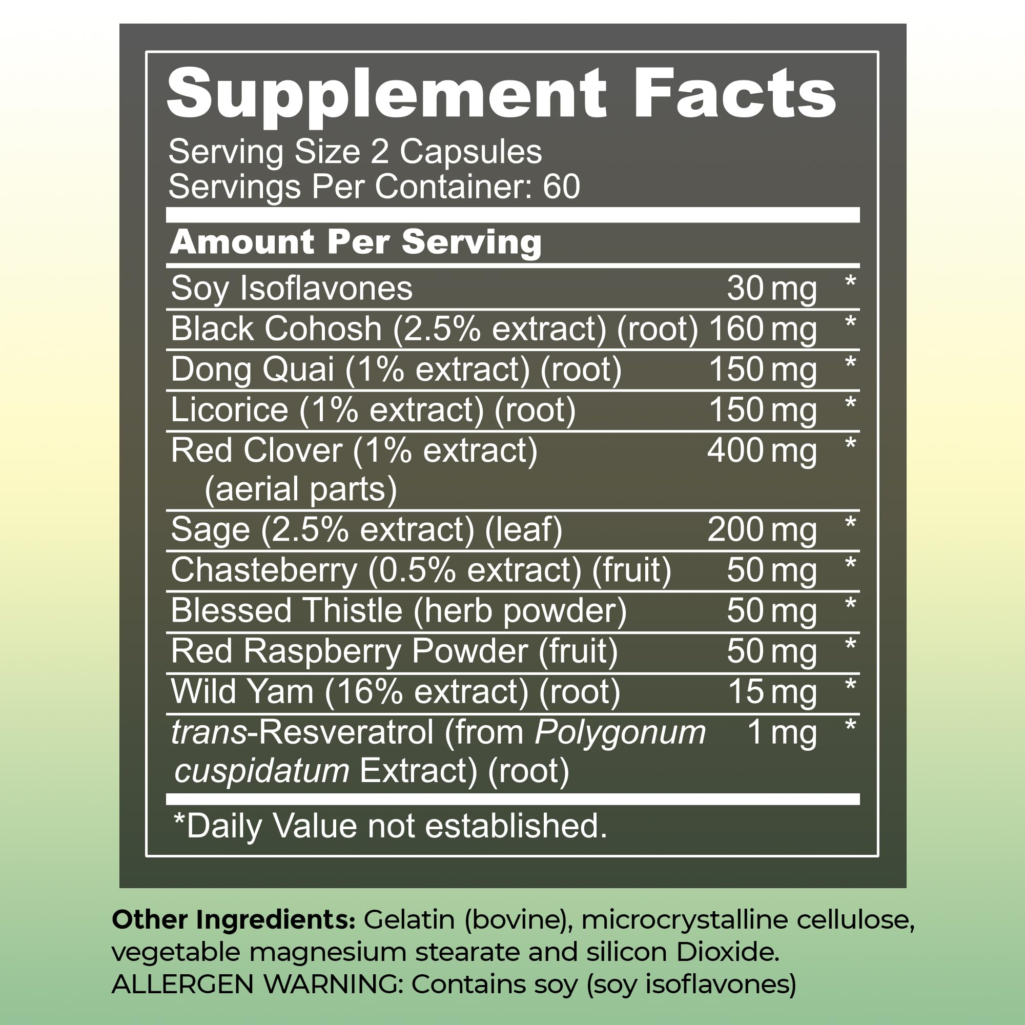 UltaLife Her Harmony Menopause Supplements for Women - Hot Flashes Menopause Relief & Hormone Balance for Women - Contains Black Cohosh, Dong Quai, Red Clover & More - Estrogen Free - 120 Capsules ULTALIFE Au supplements