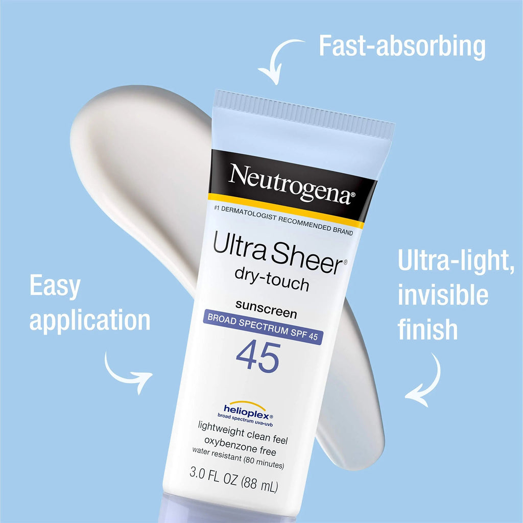 Neutrogena Ultra Sheer Dry-Touch Water Resistant and Non-Greasy Sunscreen Neutrogena Au supplements