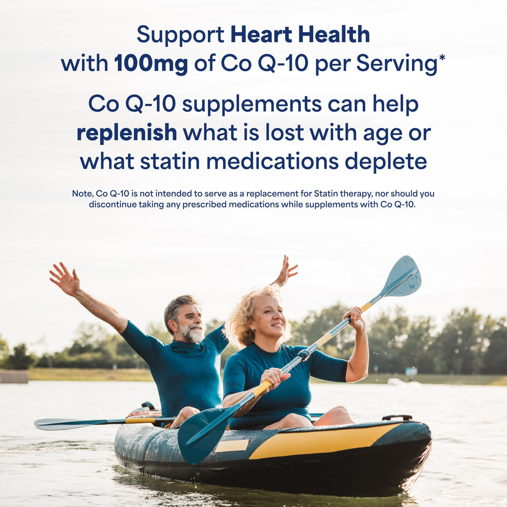 Puritan's Pride Coenzyme CoQ10 100mg, Dietary Supplement for Heart Health, Blood Pressure, Oral Gum Health, and Healthy Aging Support