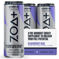 ZOA Plus Sugar-Free Pre-Workout Drink, Ready to Drink with Nitric Oxide, Vitamin B, C and D ZOA Au supplements