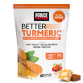 FORCE FACTOR Better Turmeric Supplement 400mg with Black Pepper & Ginger, Extra Strength Joint Support, Superior Absorption