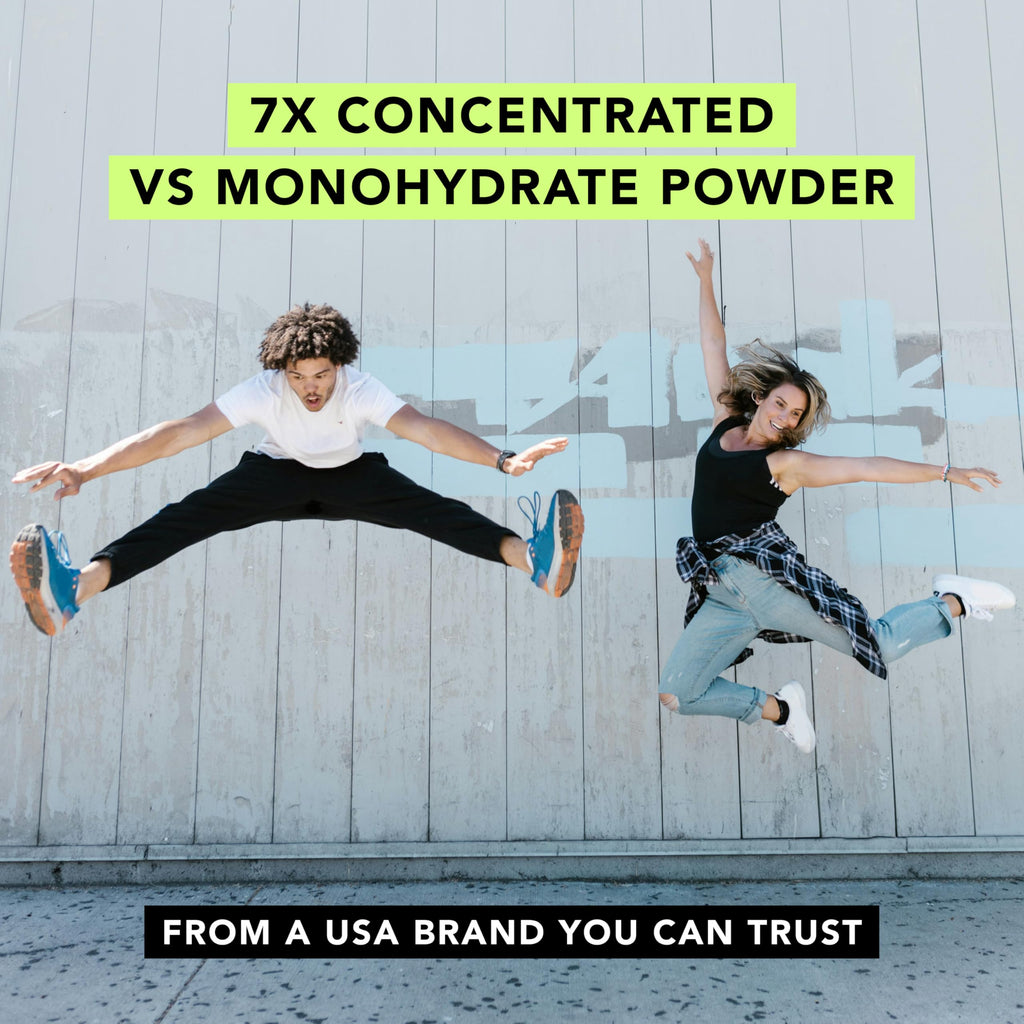 AMANDEAN Creatine HCl Pills. American Made CON-CRET. 120 Capsules. 7X Concentrated. No Bloat. Muscle, Energy, Cognitive, Recovery Support for Men & Women. Gluten Free, Non-GMO.