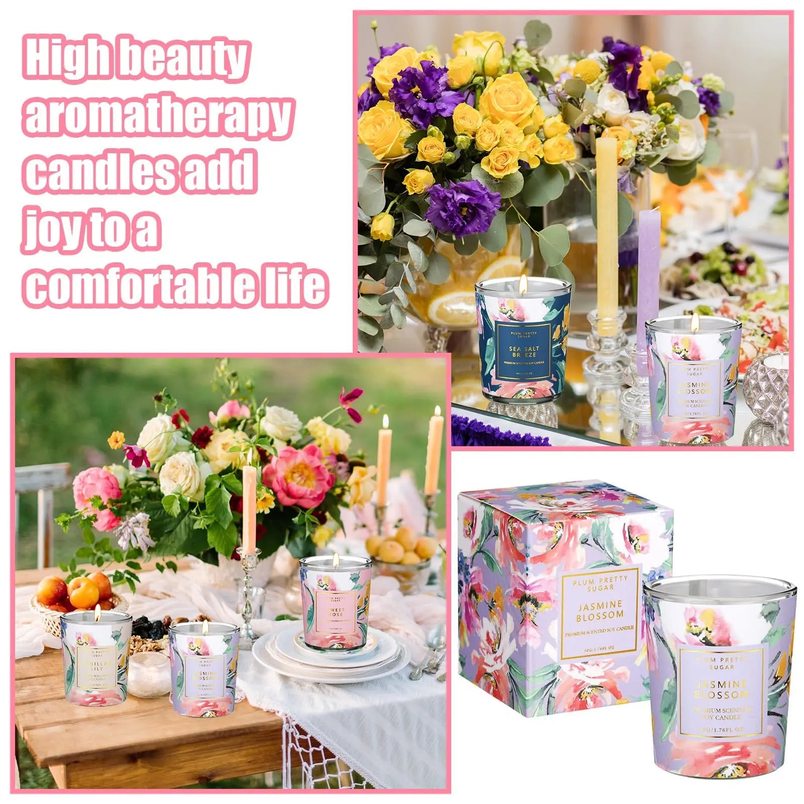 MTLEE 24 Pcs Candles for Home Scented Candle Gifts for Women Bulk 8 Long Lasting Aromatherapy Jar MTLEE Au supplements