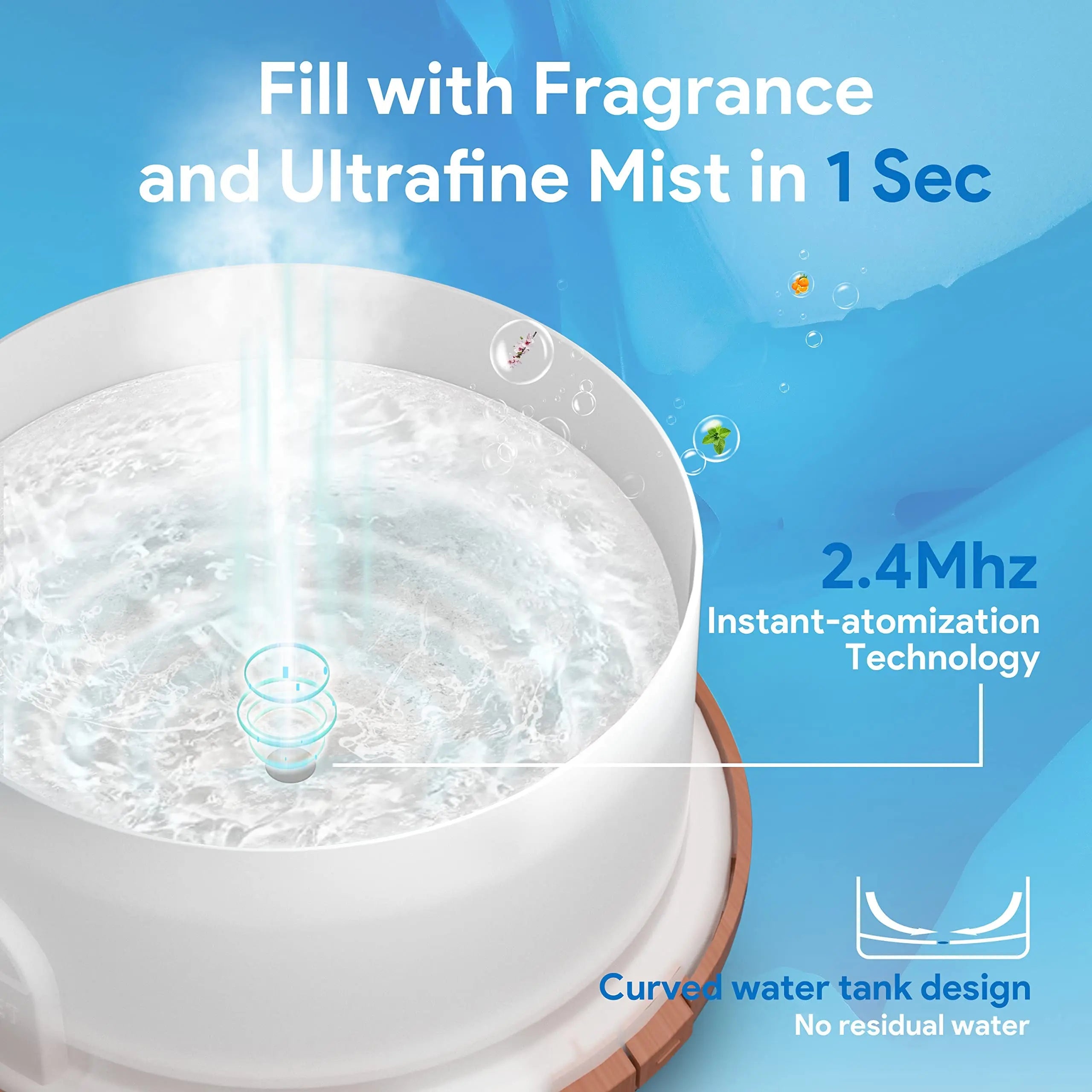 ASAKUKI 500ml Premium, Essential Oil Diffuser with Remote Control, 5 in 1 Ultrasonic Aromatherapy Fragrant ASAKUKI Au supplements