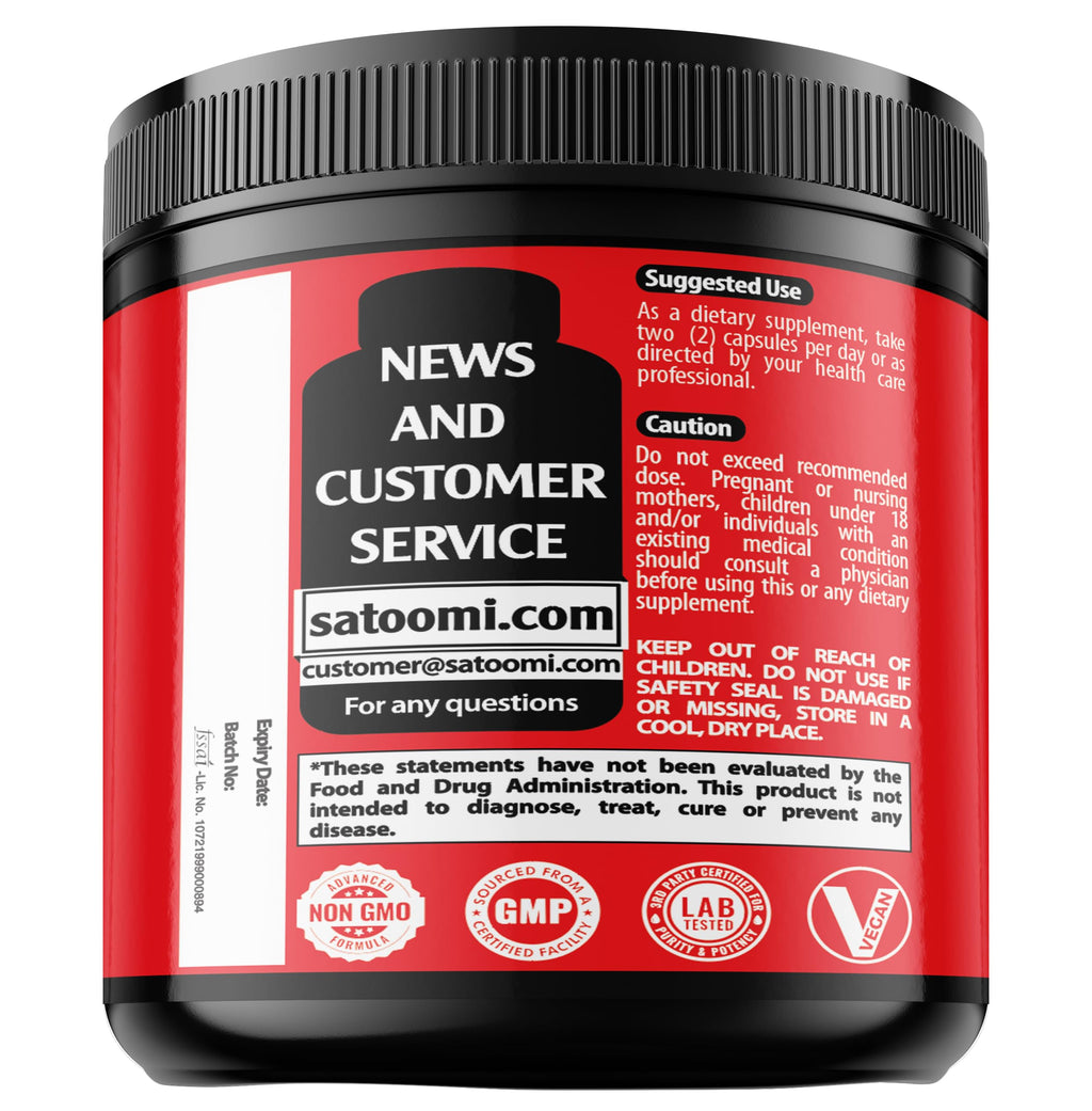 NMNH (Dihydronicotinamide Mononucleotide) -NMN Supplement Alternative - 1000mg per Serving NAD Supplement to Support NAD - 60 Capsules - 30 Days Supply Satoomi Au supplements