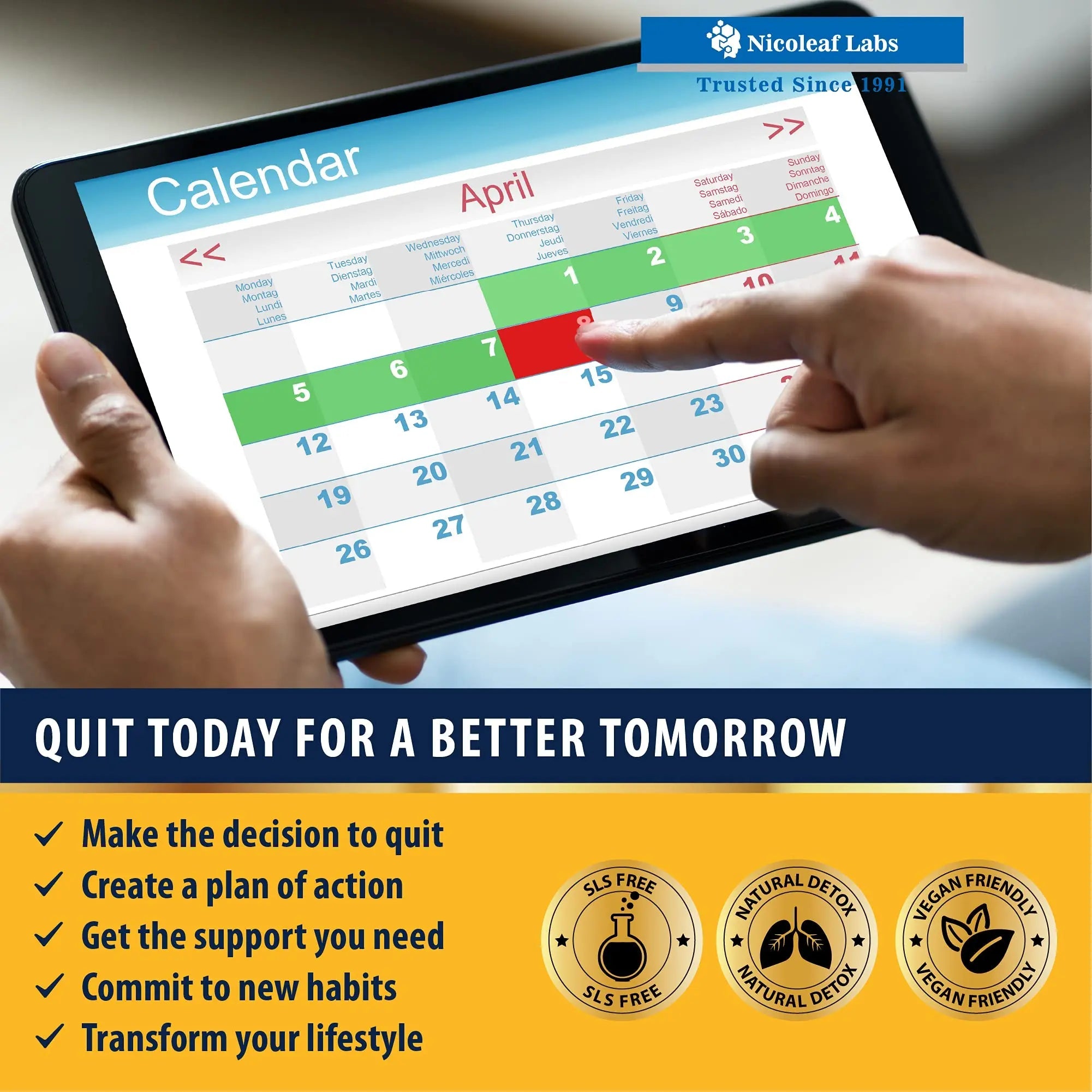 Smoker's Cleanse - Quit Smoking Aid & Respiratory Support - Made in USA NICOLEAF LABS Au supplements