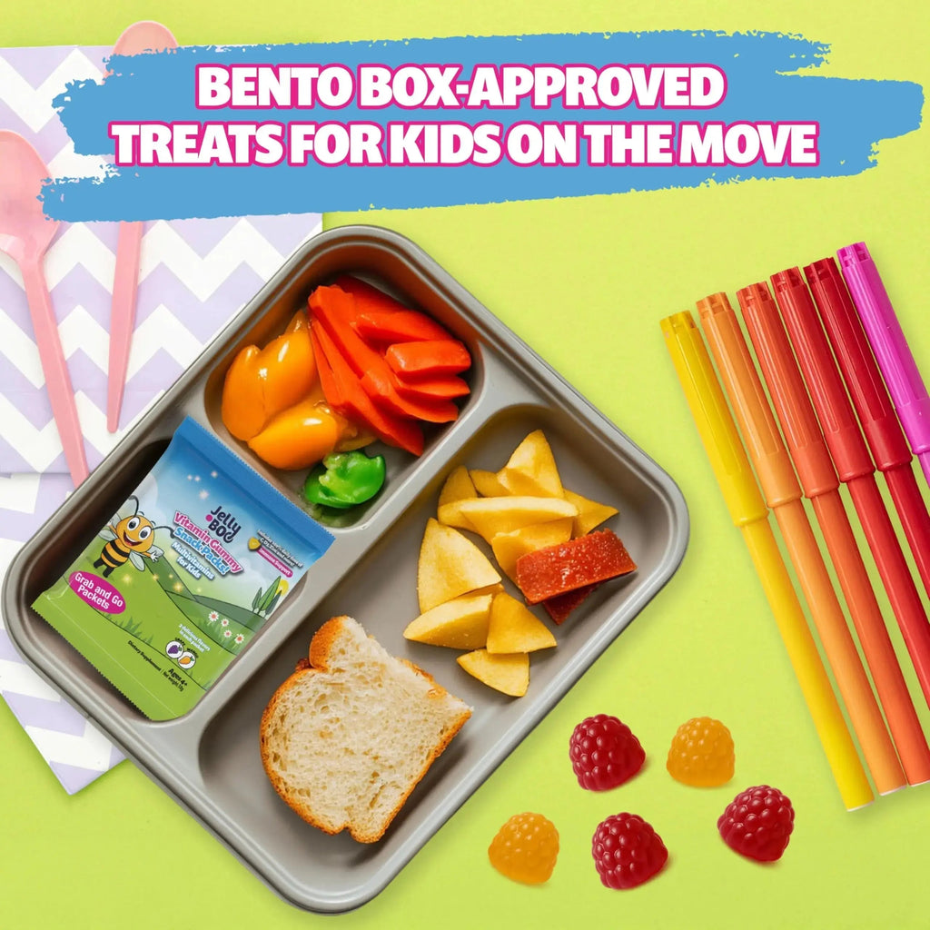 Kids Daily Multivitamin - Healthy Snacks For Kids – No Sugar, No Dyes, Monk Fruit Sweetened, Vegan, Gluten-Free- 100% Daily Value of Vitamins C, D3, Zinc Jelly.Boo Au supplements