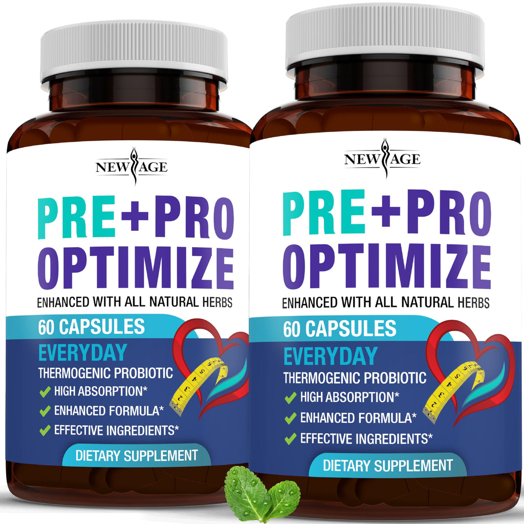 Pro Optimize Probiotics for Women, Menopause, 70 Billion CFU, Digestive Health - Relief for Bloating, Hot Flashes, Joint Support, Night Sweats - Gut Health & Metabolism - Dong Quai (120 (Pack of 2)) NEW AGE Au supplements