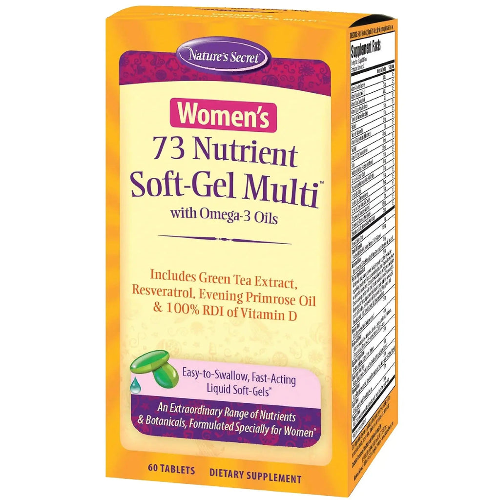 Nature's Secret Women's 73 Nutrient Soft-Gel Multi Vitamin, 60-Count Nature's Secret Au supplements