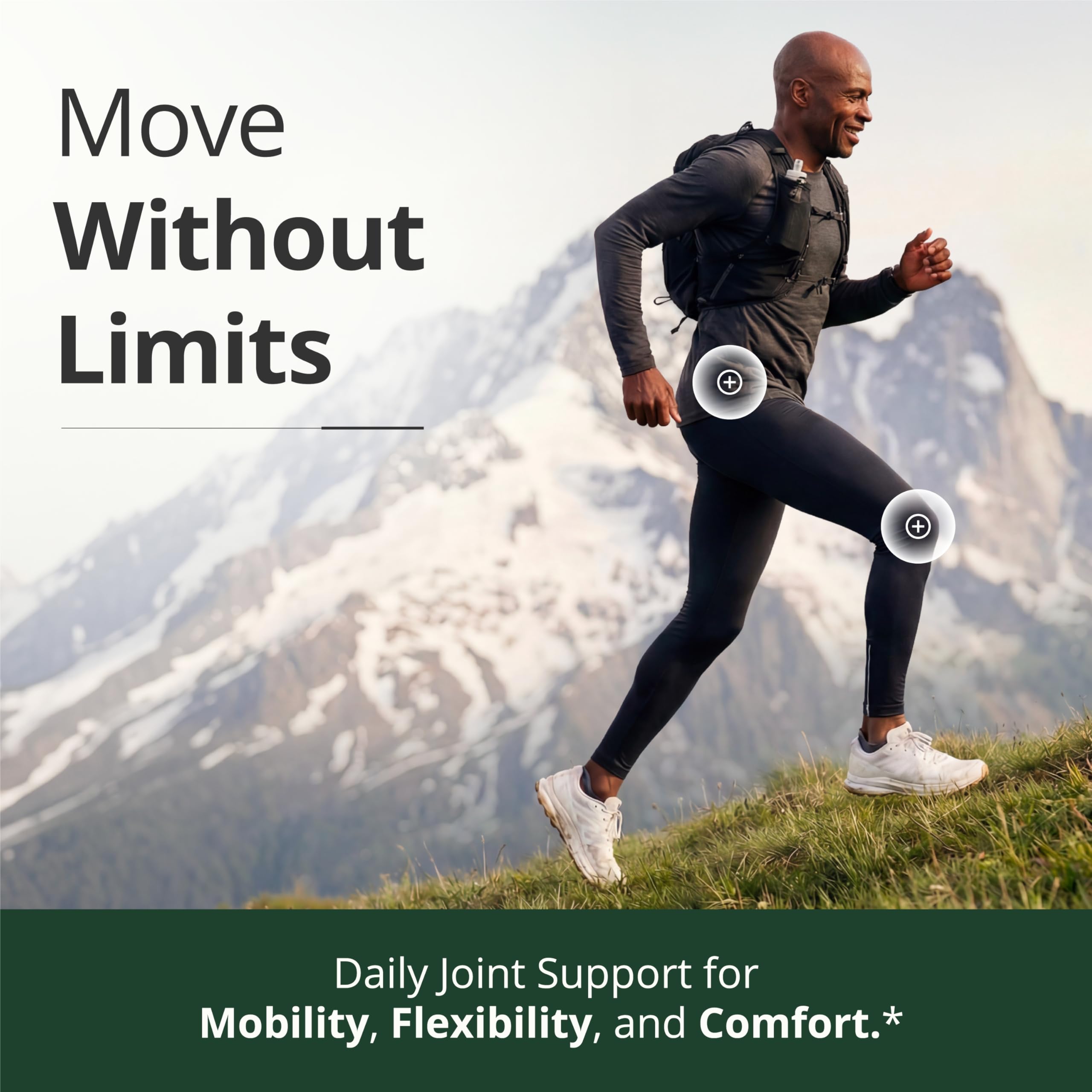 Glucosamine Chondroitin MSM – Joint Support Supplement for Women and Men with Glucosamine Sulfate 1500 mg, Chondroitin and MSM