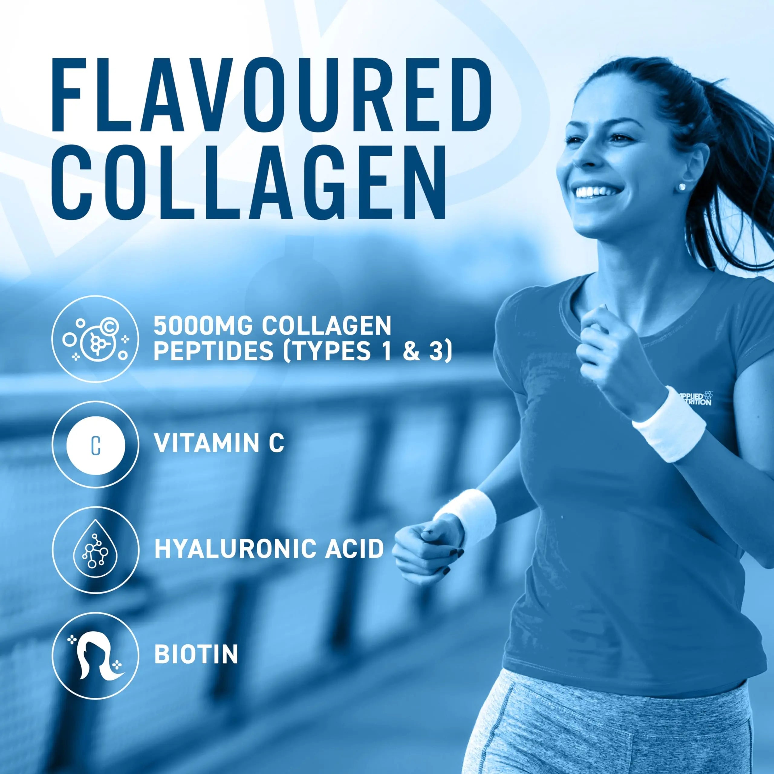 Applied Nutrition Collagen Powder - Citrus Twist Flavour - 5000mg Hydrolysed Bovine Flavoured Applied Nutrition Au supplements