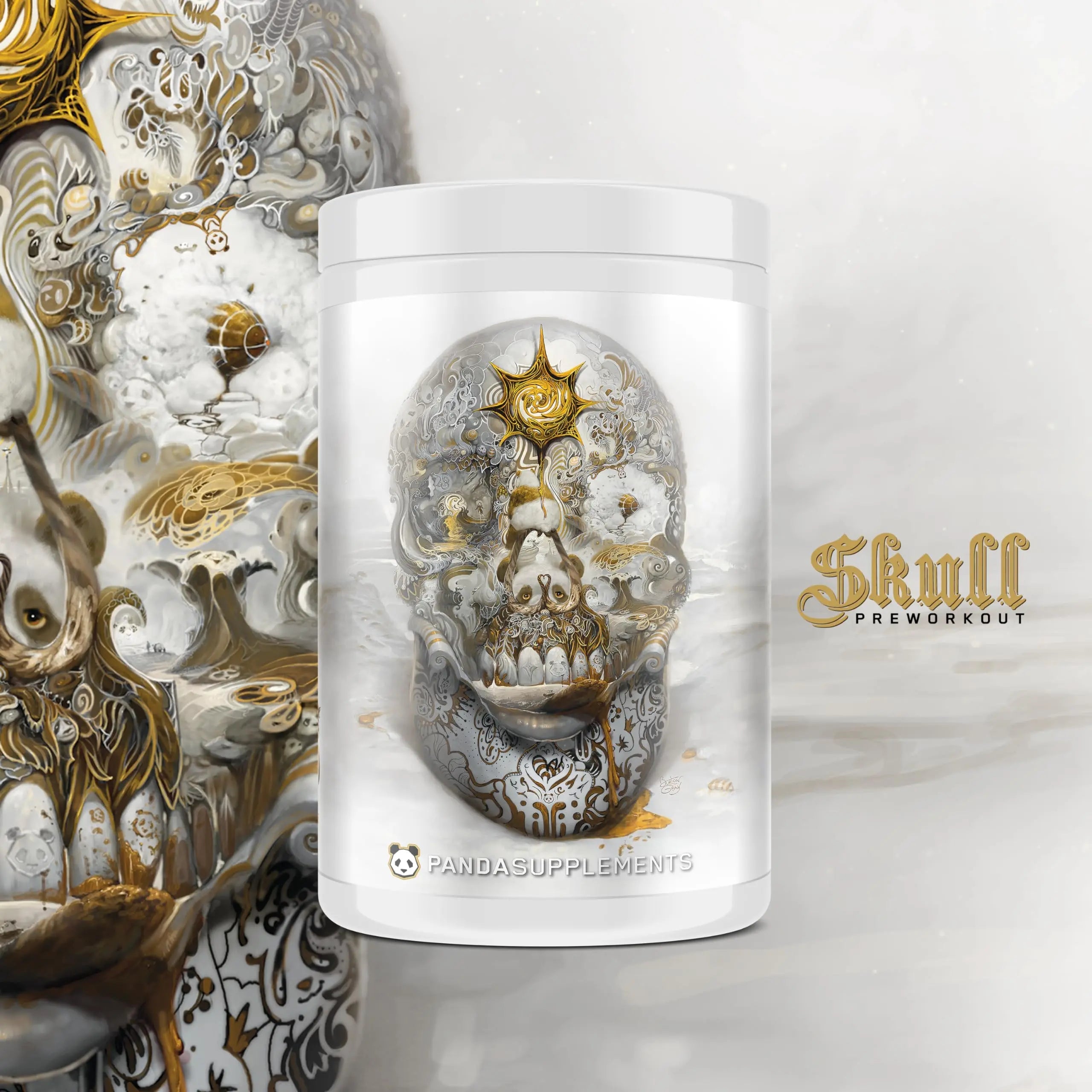Underground Bio Labs/Panda Supps Skull High Stim/Nootropic Pre-Workout,Lion's Mane Underground Bio Labs Au supplements