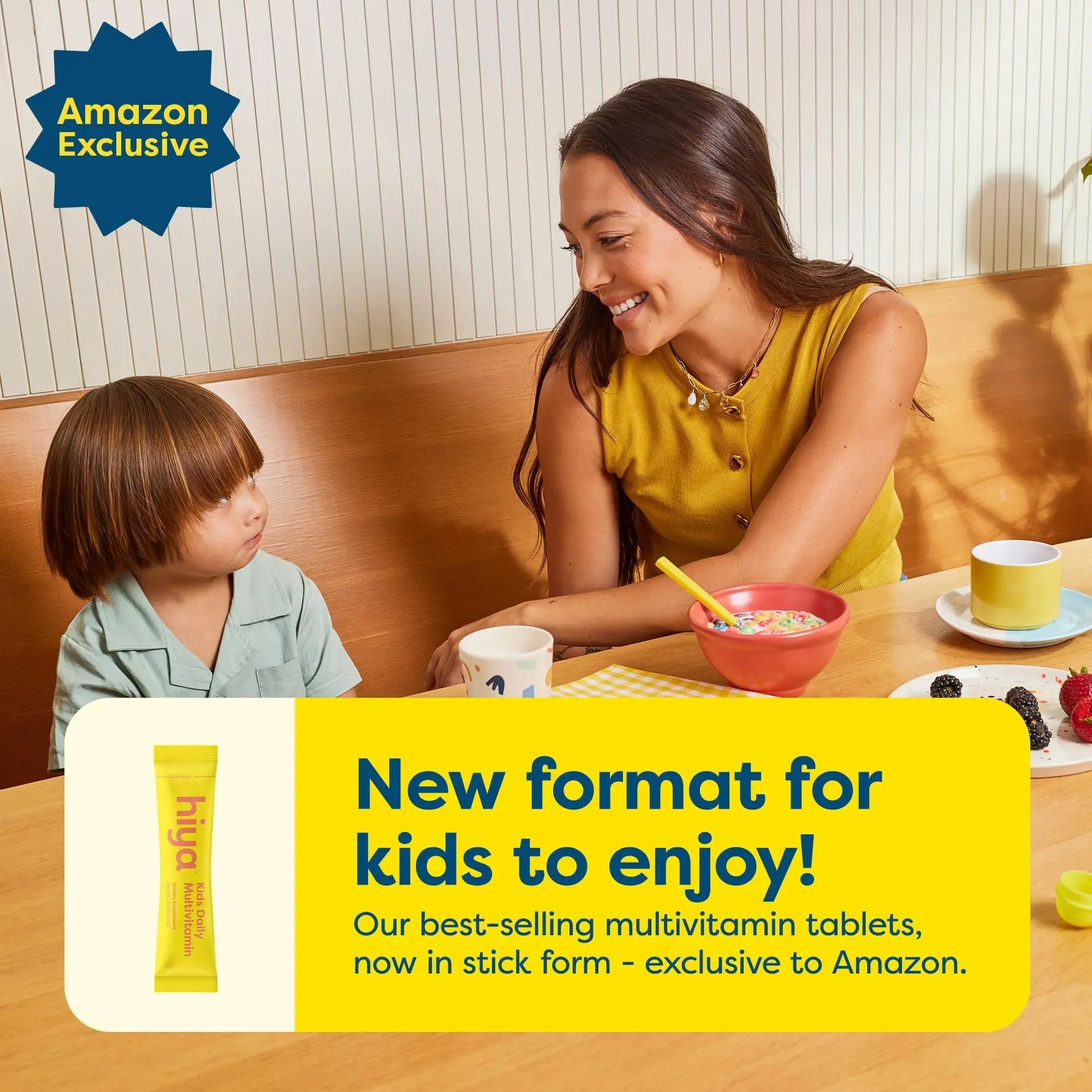 Hiya Kids Multivitamin – 15+ Essential Vitamins & Minerals with Fruits & Veggies for Ages 2+, Supports Growth, Development & Immune HIYA Au supplements