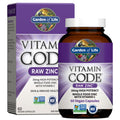 Garden of Life Zinc Supplements 30mg High Potency Raw Zinc and Vitamin C Multimineral Supplement, Vitamin Code Vitamins Trace Minerals & Probiotics