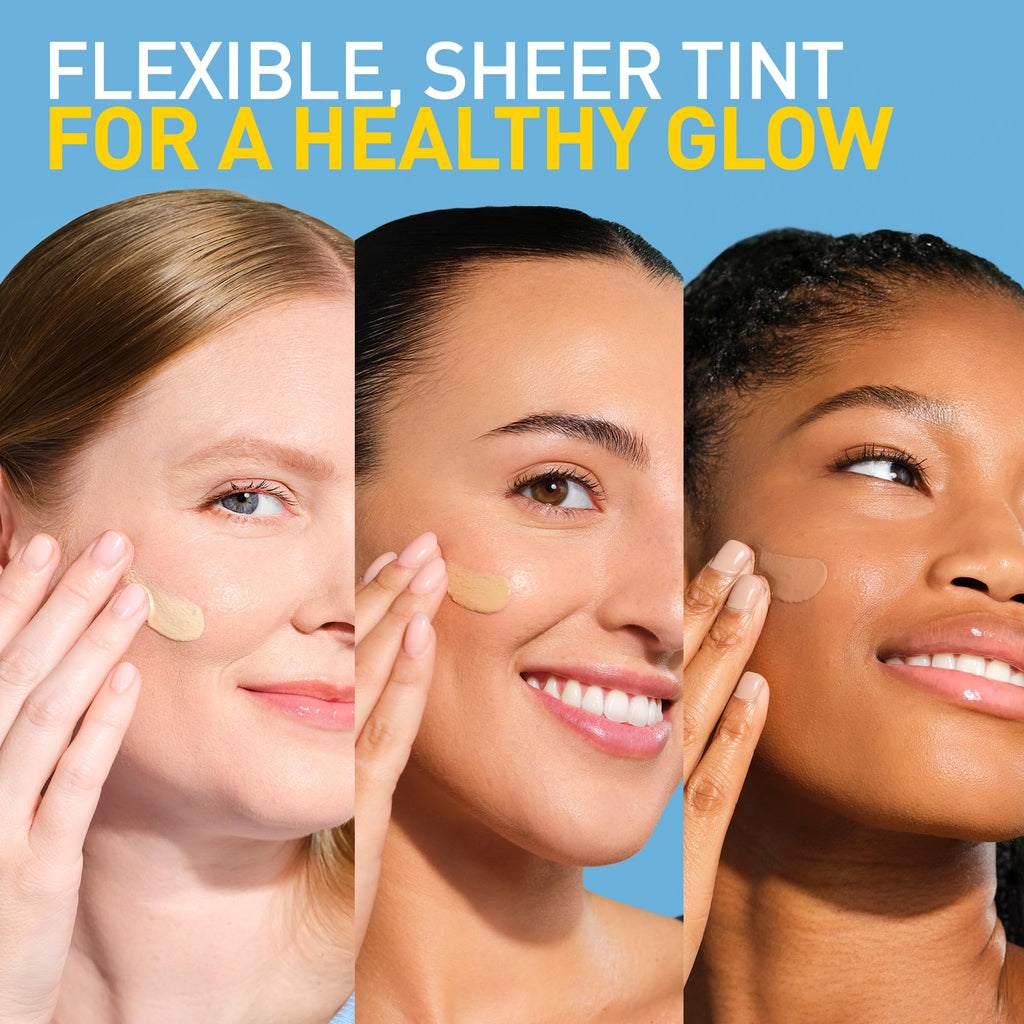 CeraVe Hydrating Mineral Sunscreen SPF 30 with Sheer Tint, Tinted Mineral Sunscreen with Zinc Oxide & Titanium Dioxide