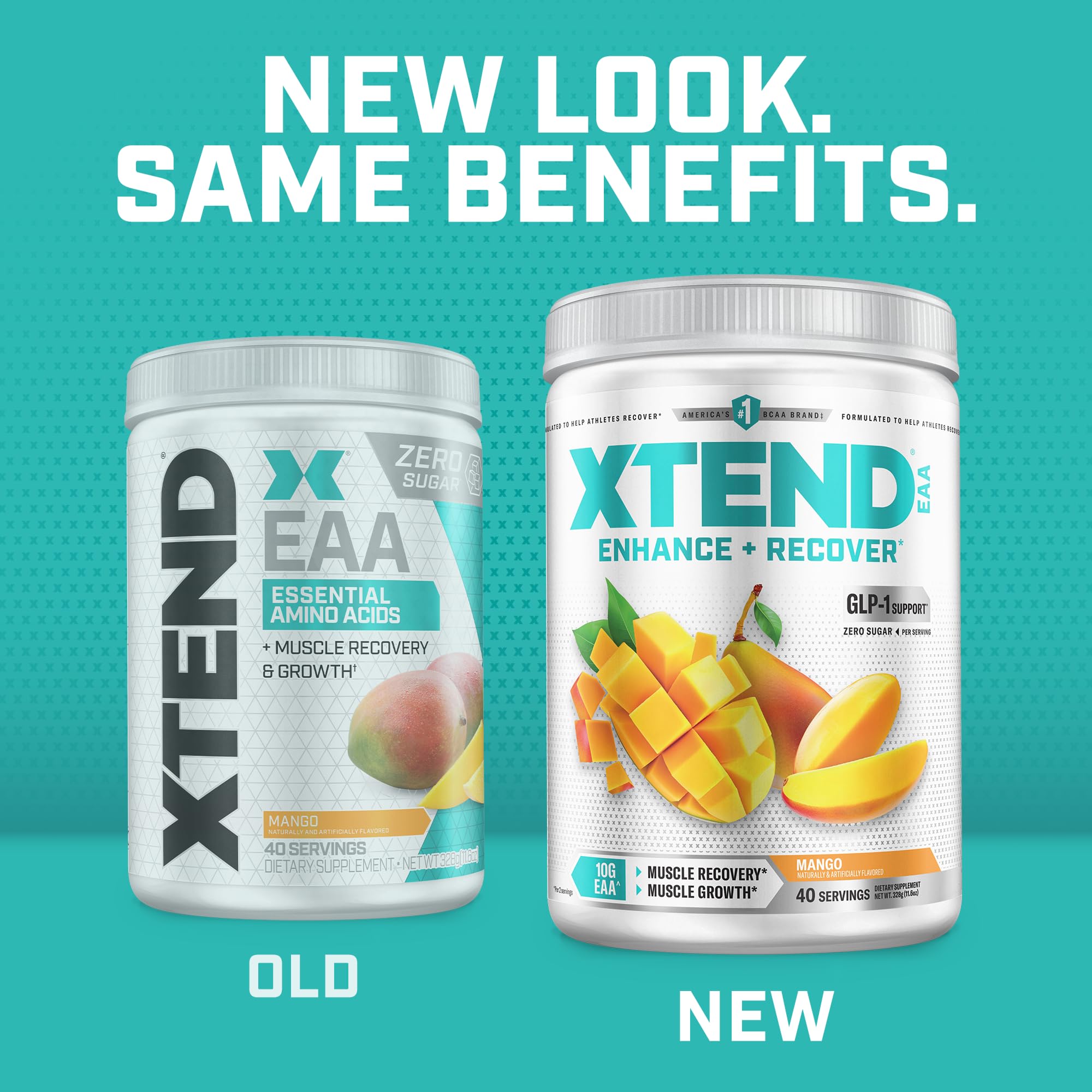 Xtend EAA + BCAA Powder for Muscle Recovery & Lean Muscle Growth, 9 Essential Amino Acids for Intra Workout or Post Workout Recovery