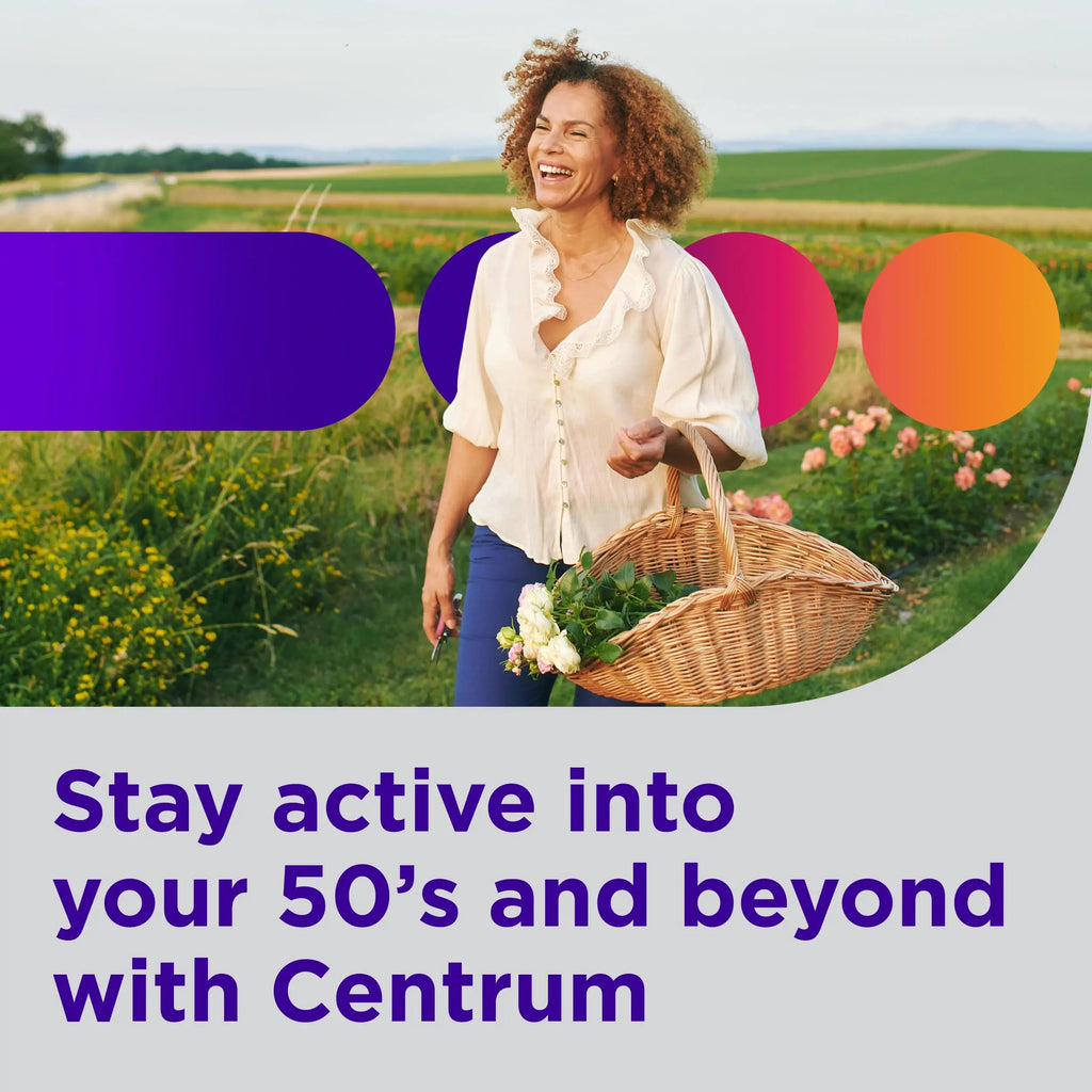 Centrum Minis Silver Women's Multivitamin for Women 50 Plus, Multimineral Supplement with Vitamin D3, B Vitamins, Non-GMO Ingredients Centrum Au supplements