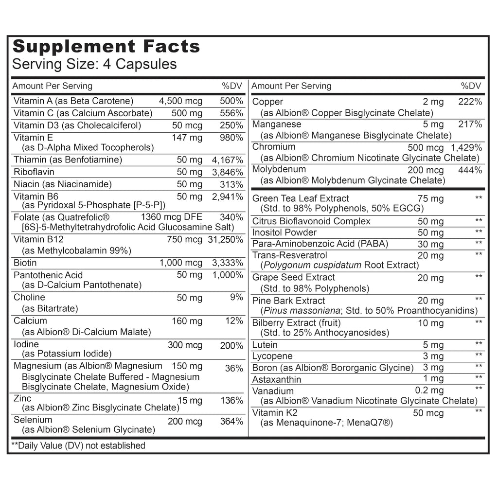 LIVELY VITAMIN CO. Multivitamin - 37 Vitamins Minerals and Extracts - Energy - Memory - Immune Function - Heart- Brain - Focus - Mood - Antioxidants - Dairy Gluten Soy Free - 60 Vegetarian Capsules LIVELY VITAMIN CO Au supplements
