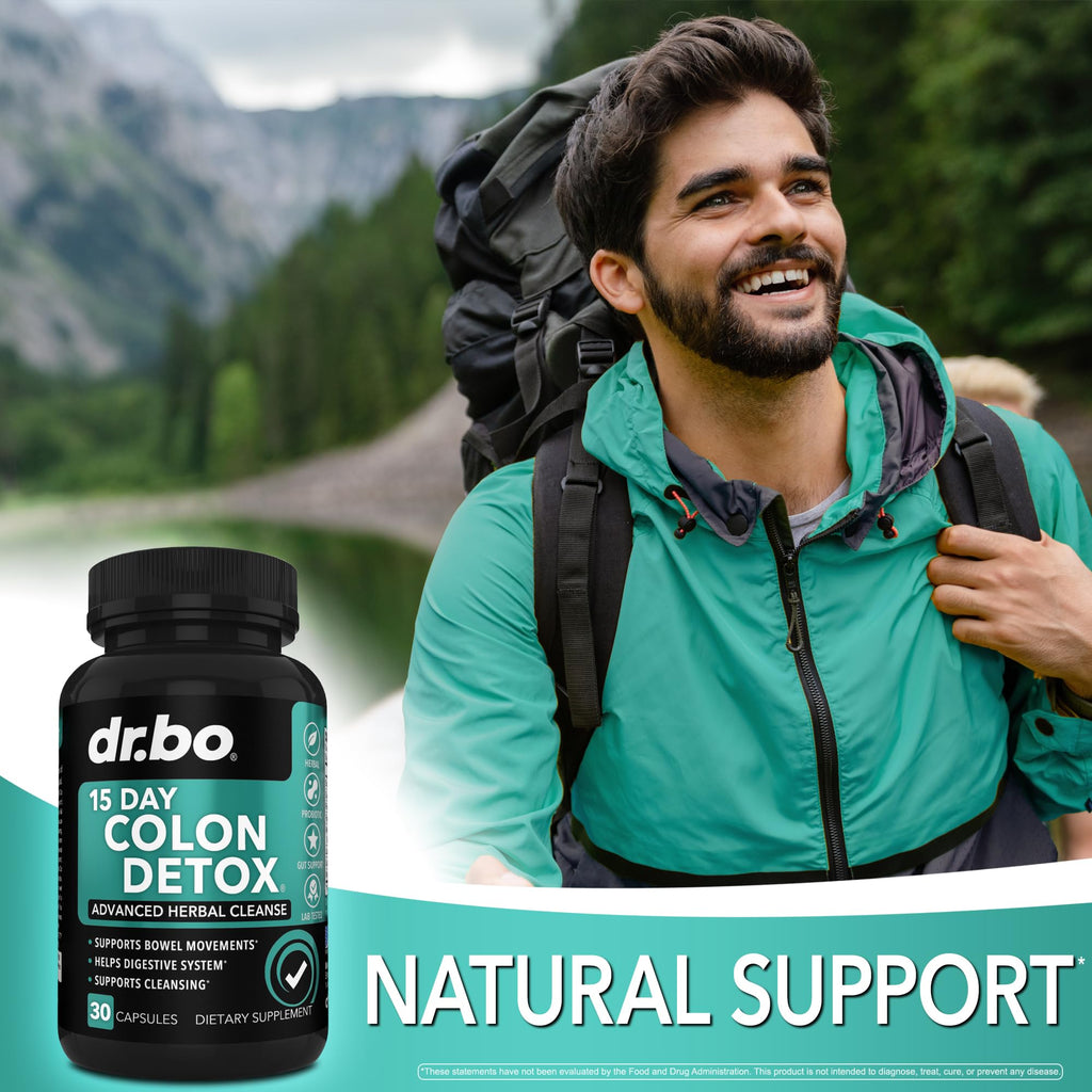 Colon Cleanser Detox for Weight Flush - 15 Day Intestinal Cleanse Pills & Probiotic - Fast Natural Laxative for Constipation Relief - Bowel Movement Supplements for Stomach Bloating, Gut Loss Support
