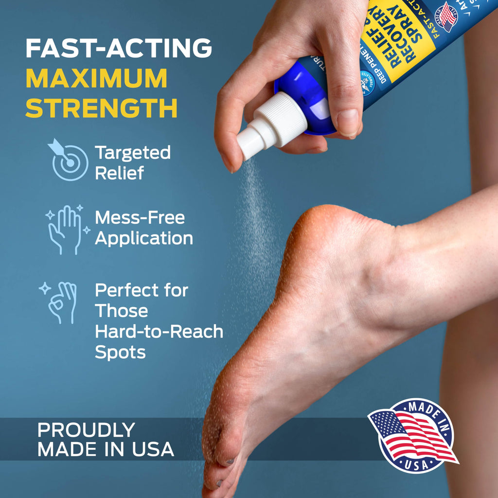 OWELL NATURALS Deep Penetrating Pain Relief Liquid Spray, Fast-Acting, Long Lasting, Natural Relief for Muscle Aches, Joint Pain, Stiffness, Quick Dry Formula, 3.5 oz Owell Naturals Au supplements