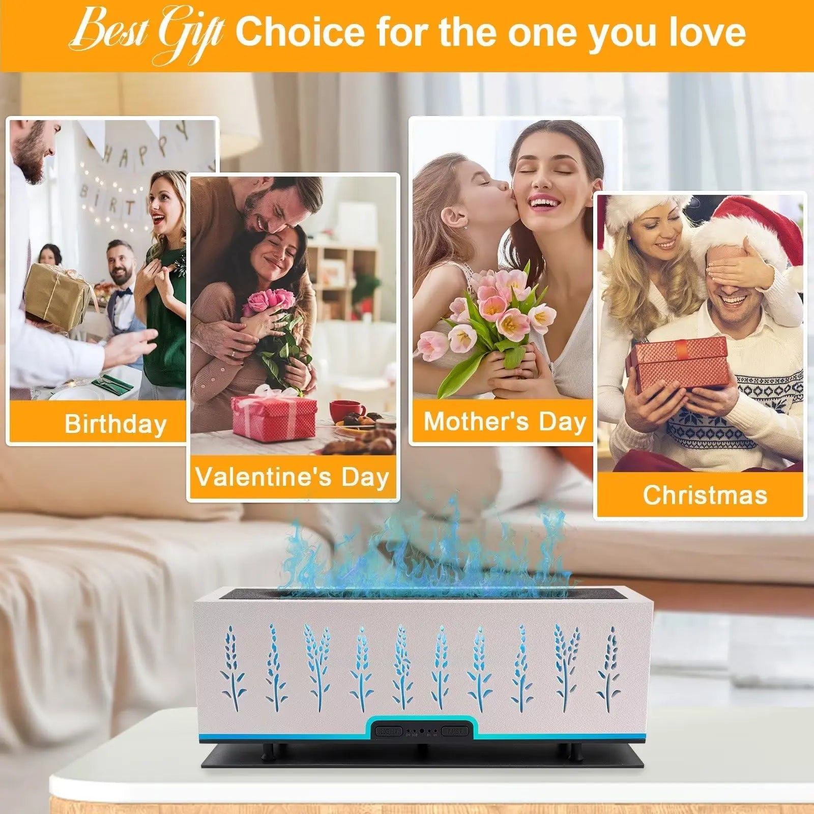 WENPHONE Flame Air Aroma Diffuser Humidifier, Essential Oil Diffuser, 200ml Aromatherapy Diffuser WENPHONE Au supplements