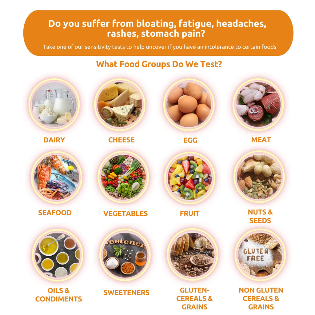 Simply Sensitivity Checks 900+ Items Food Sensitivity Test Kit for Adults – Foods & Non-Foods, Including Lactose, Gluten, Vitamins, Minerals, Gut Health & More – at-Home Food Intolerance Test Kit Simply Sensitivity Checks Au supplements