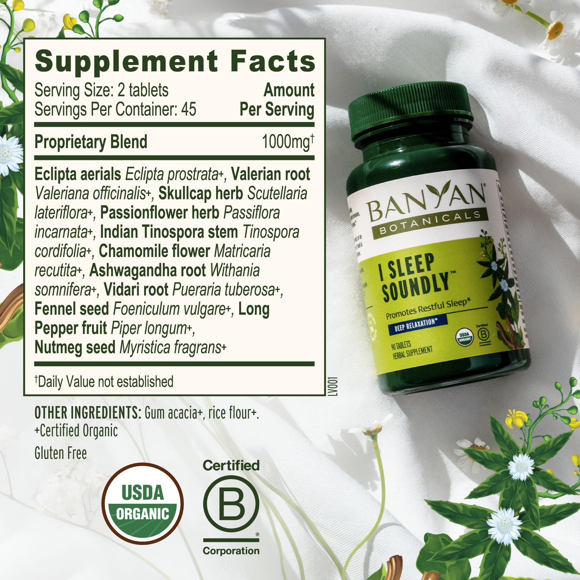 Banyan Botanicals Organic Joint Support–Advanced Mobility & Flexibility Supplement with Boswellia,Guggulu Resin & Turmeric–Natural Lubrication for Cartilage, Bones & Muscles-90 Tablets-USDA Organic Banyan Botanicals Au supplements
