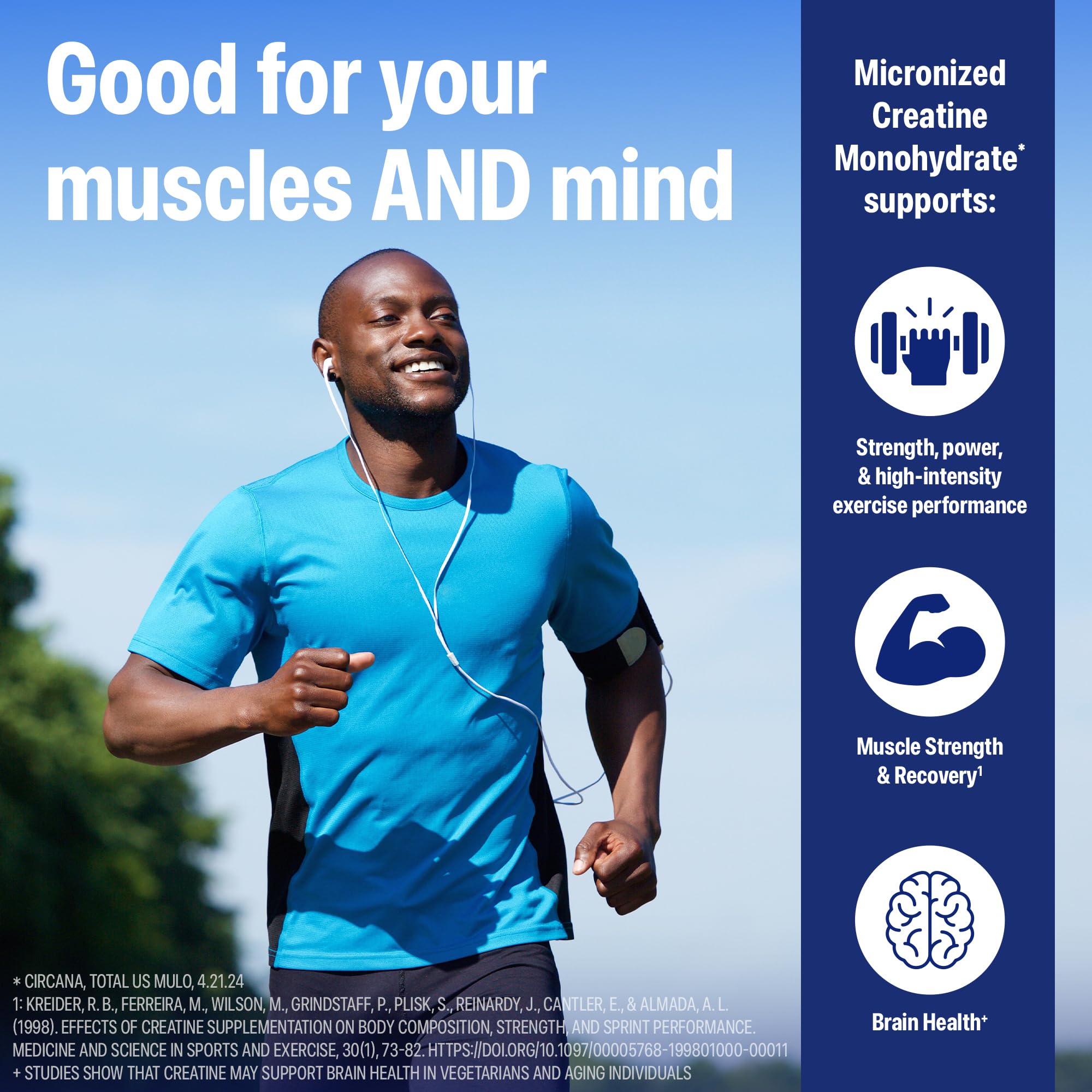 Orgain Creatine Monohydrate Micronized Powder, 100 Servings, Unflavored, Supports Muscle Growth, Post Workout Recovery and Brain Health, No Artificial Additives, for Men & Women, Vegan Orgain Au supplements