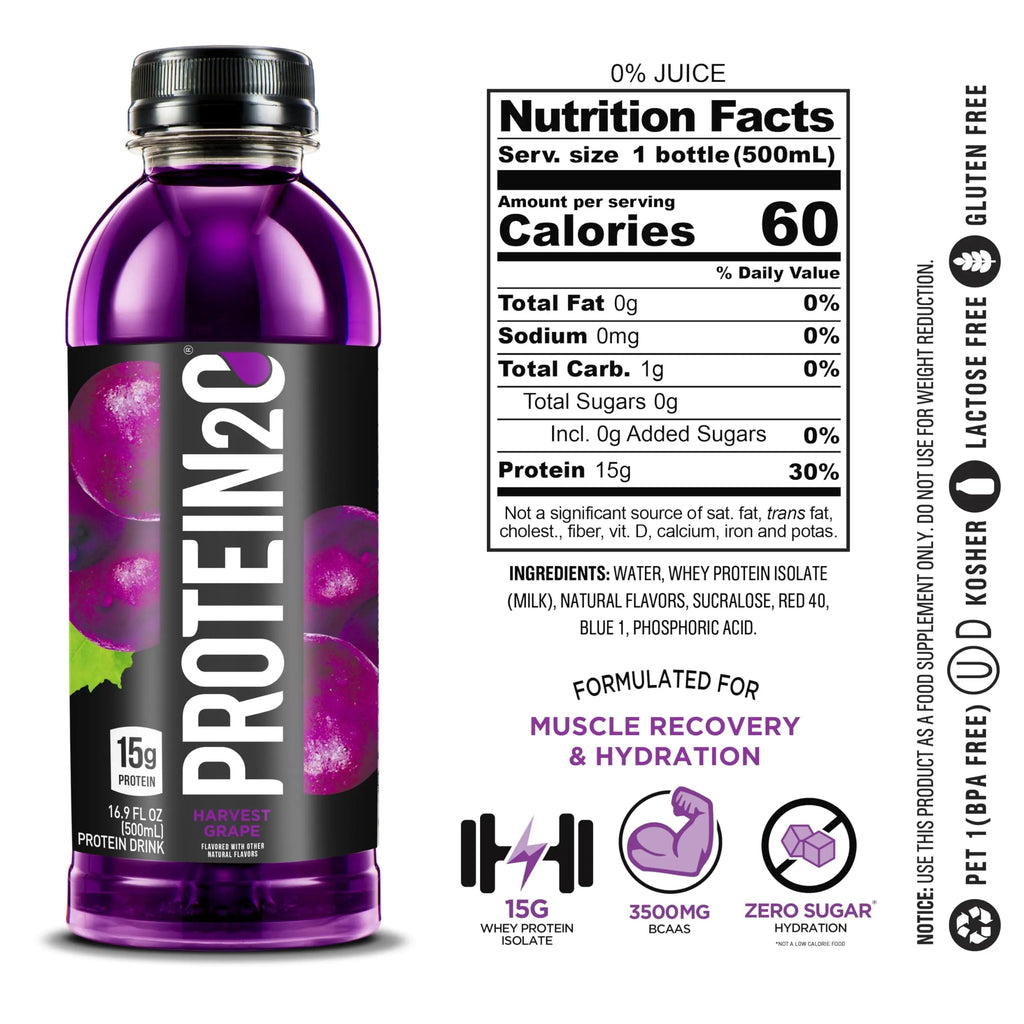 Protein2o 15g Whey Protein Isolate Infused Water, Ready To Drink, Sugar Free, Gluten Free Protein2o Au supplements